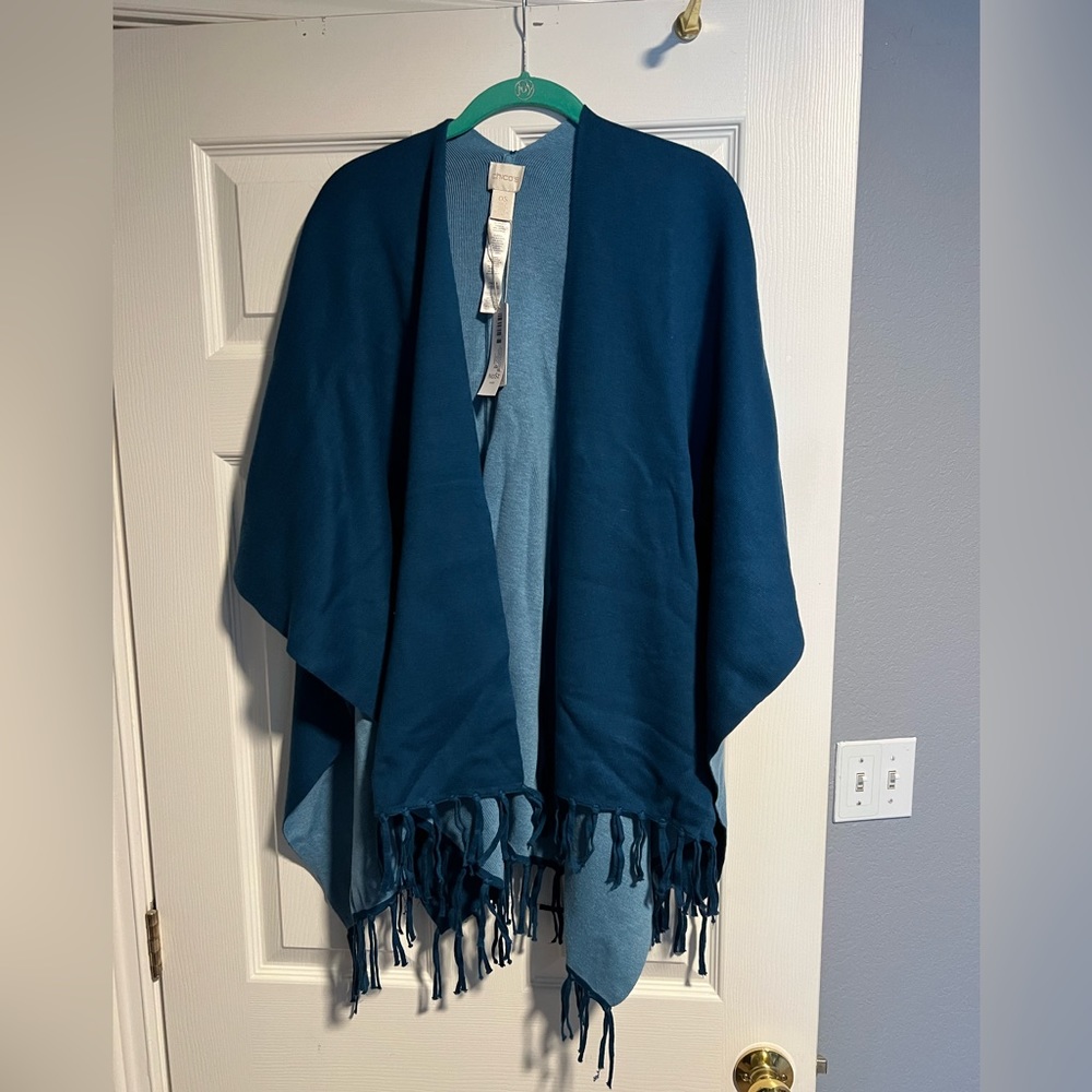 Chico’s Blue Wrap